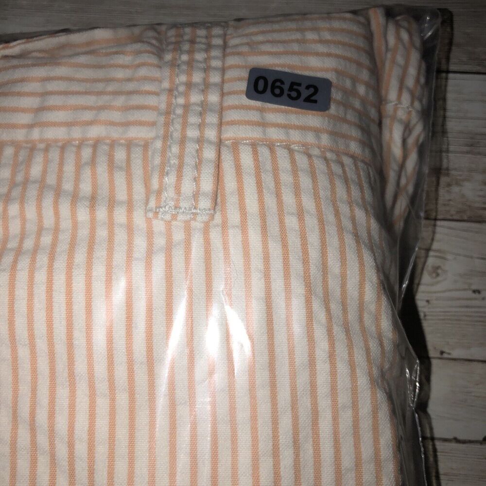 NWT Tommy Bahama Stripe City Men's Shorts 36 Dress Orange Casual Lounge Golf - Picture 12 of 12